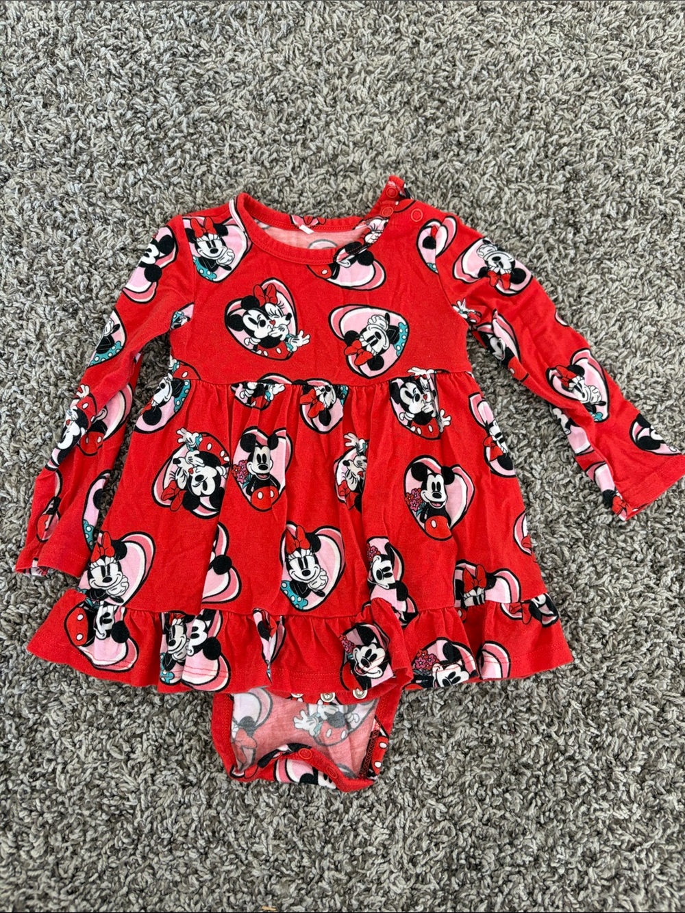 Posh Peanut Minnie Mouse Bodysuit Dress